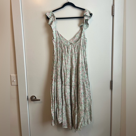 Floral Ruffle Maxi Dress - Picture 4 of 7